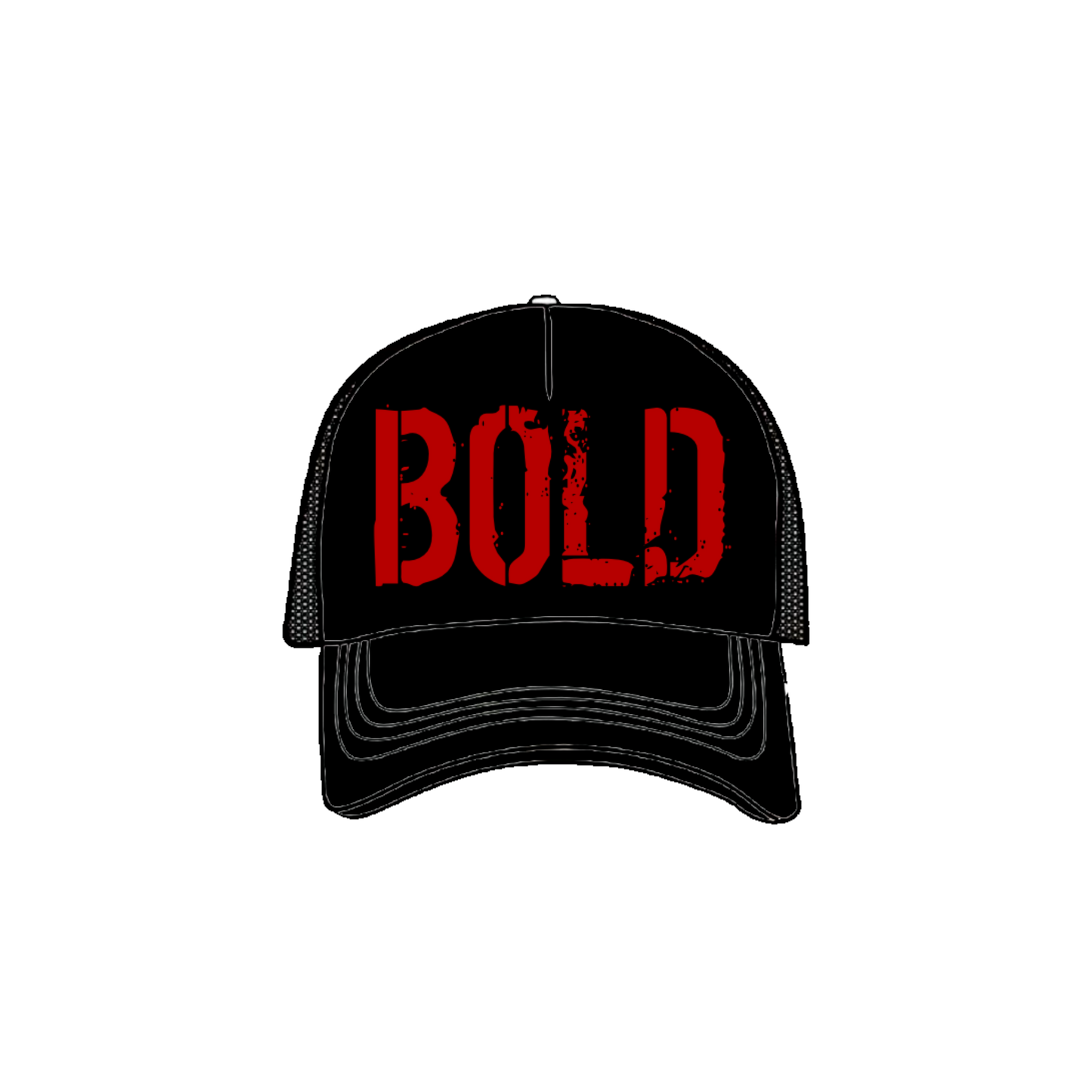 “BOLD” Trucker (BLACK)